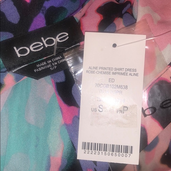 Bebe Leopard Shirt Dress👗 - Picture 16 of 16